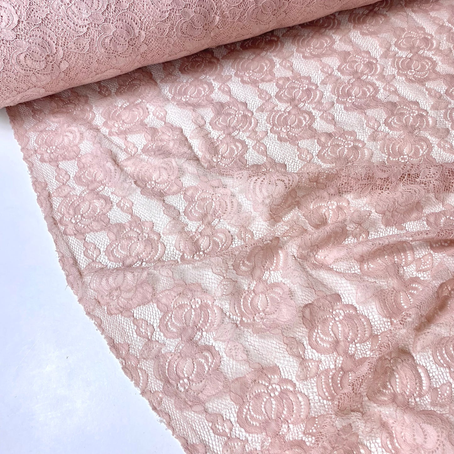 Renda rosa velho com rosa