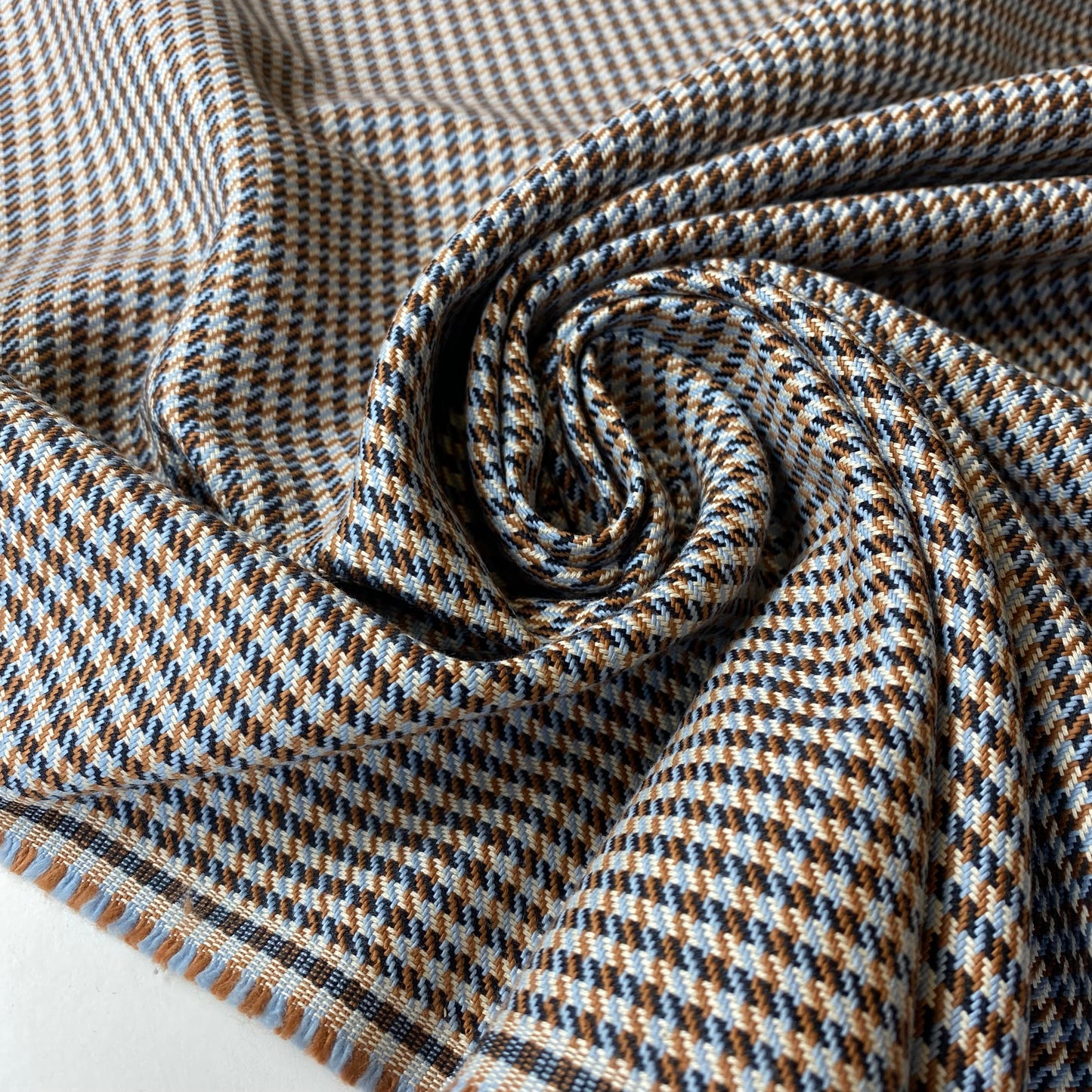 Tecido fazenda pied poulet colorido