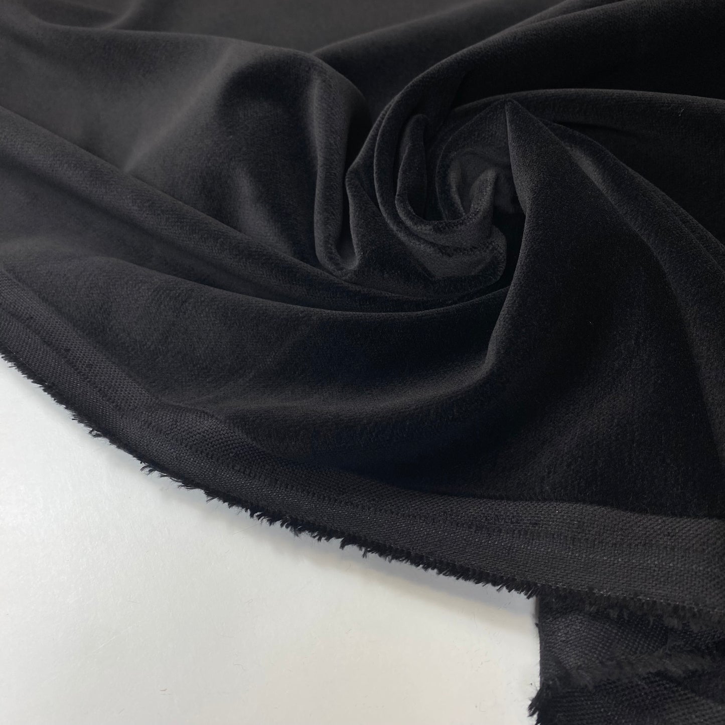 Tecido Veludo Premium 100% algodão preto