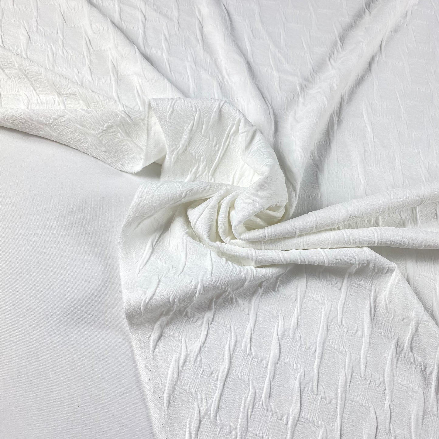 Lycra textura branca
