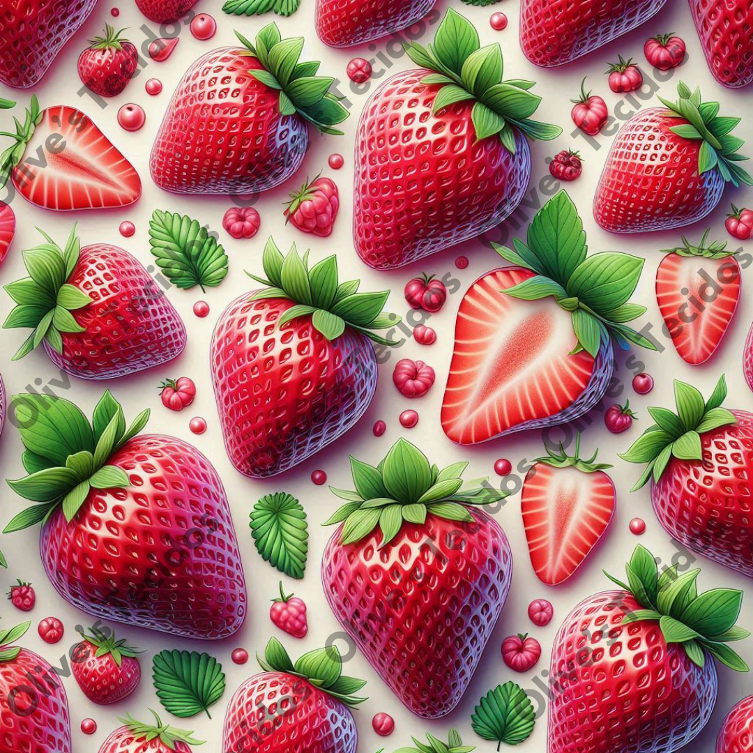Watermelons pattern with green background
