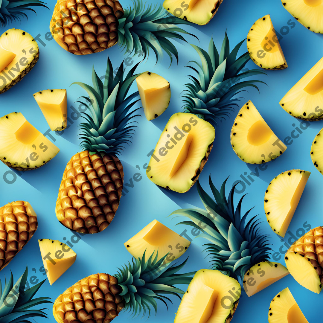 Patrón de sandías con fondo verde