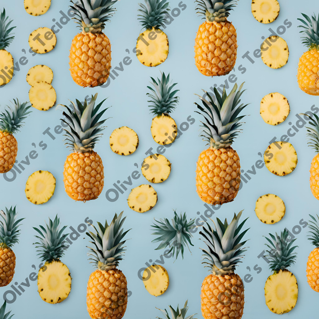 Patrón de sandías con fondo verde