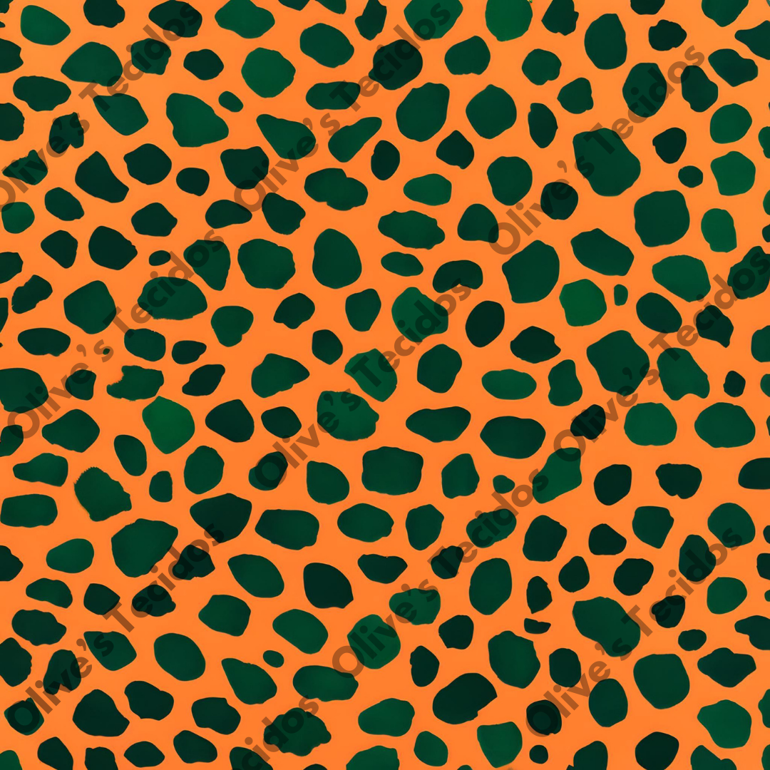 Patrón de sandías con fondo verde