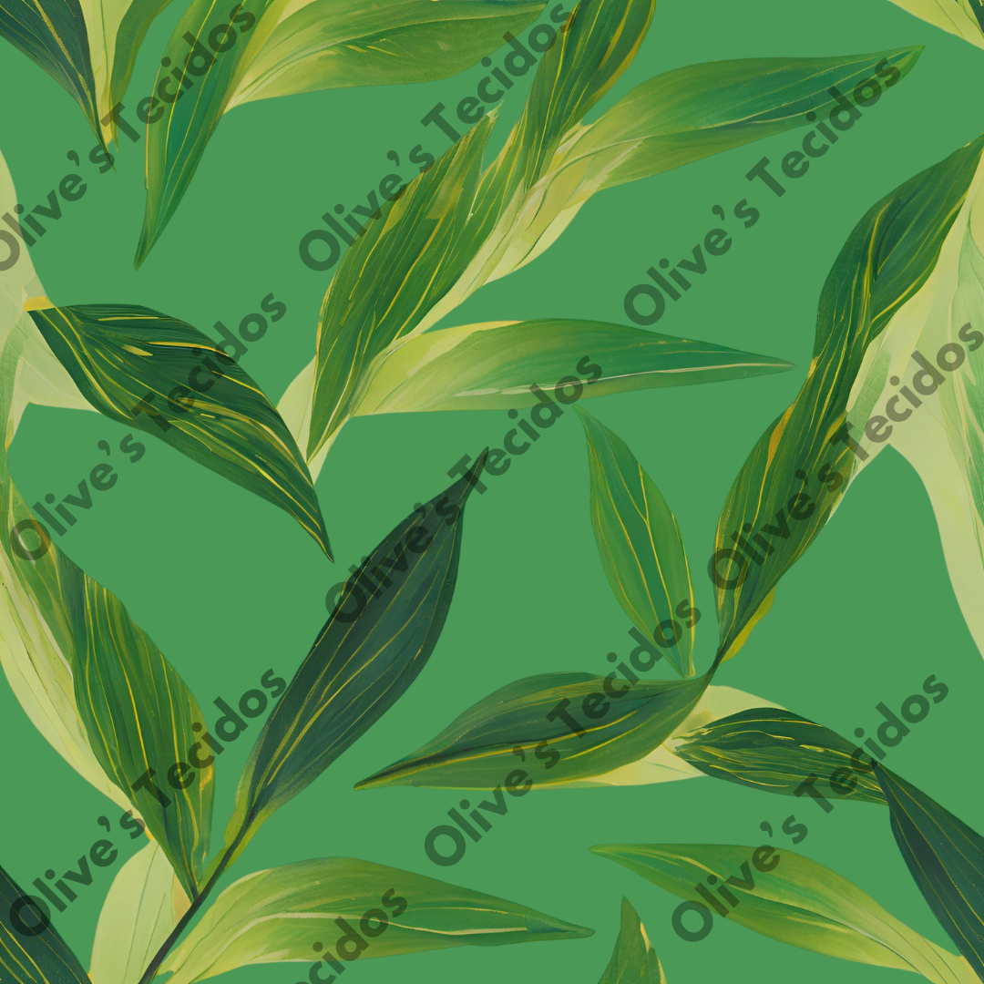 Watermelons pattern with green background