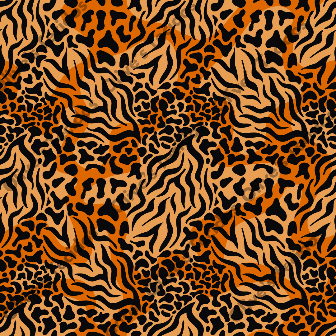 Patrón de sandías con fondo verde