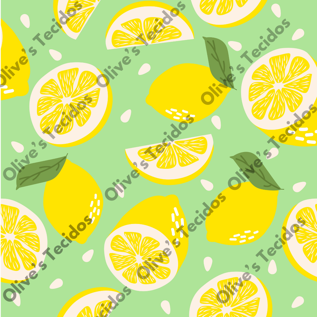 Patrón de sandías con fondo verde