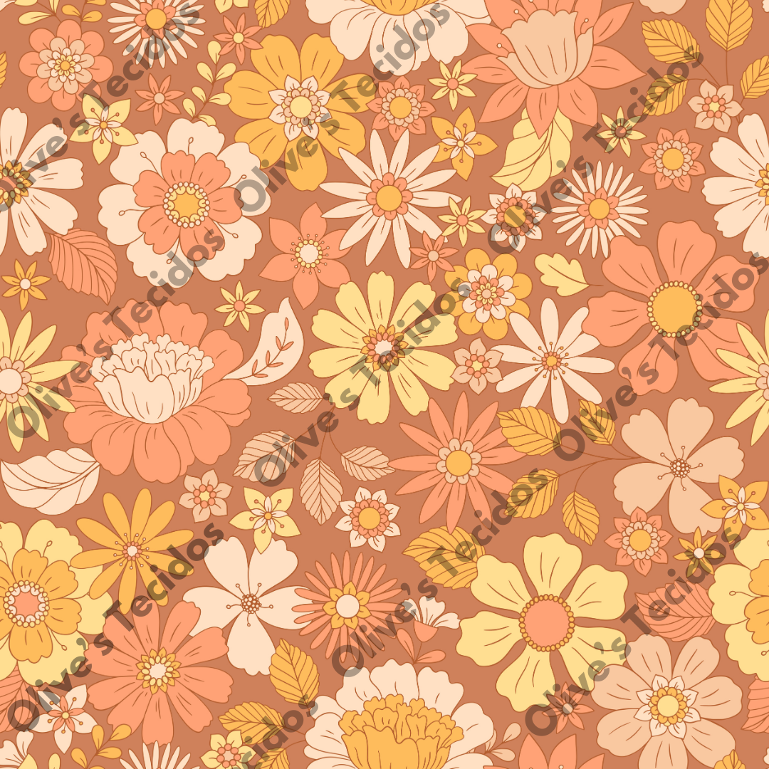 OT084 - padrão flores