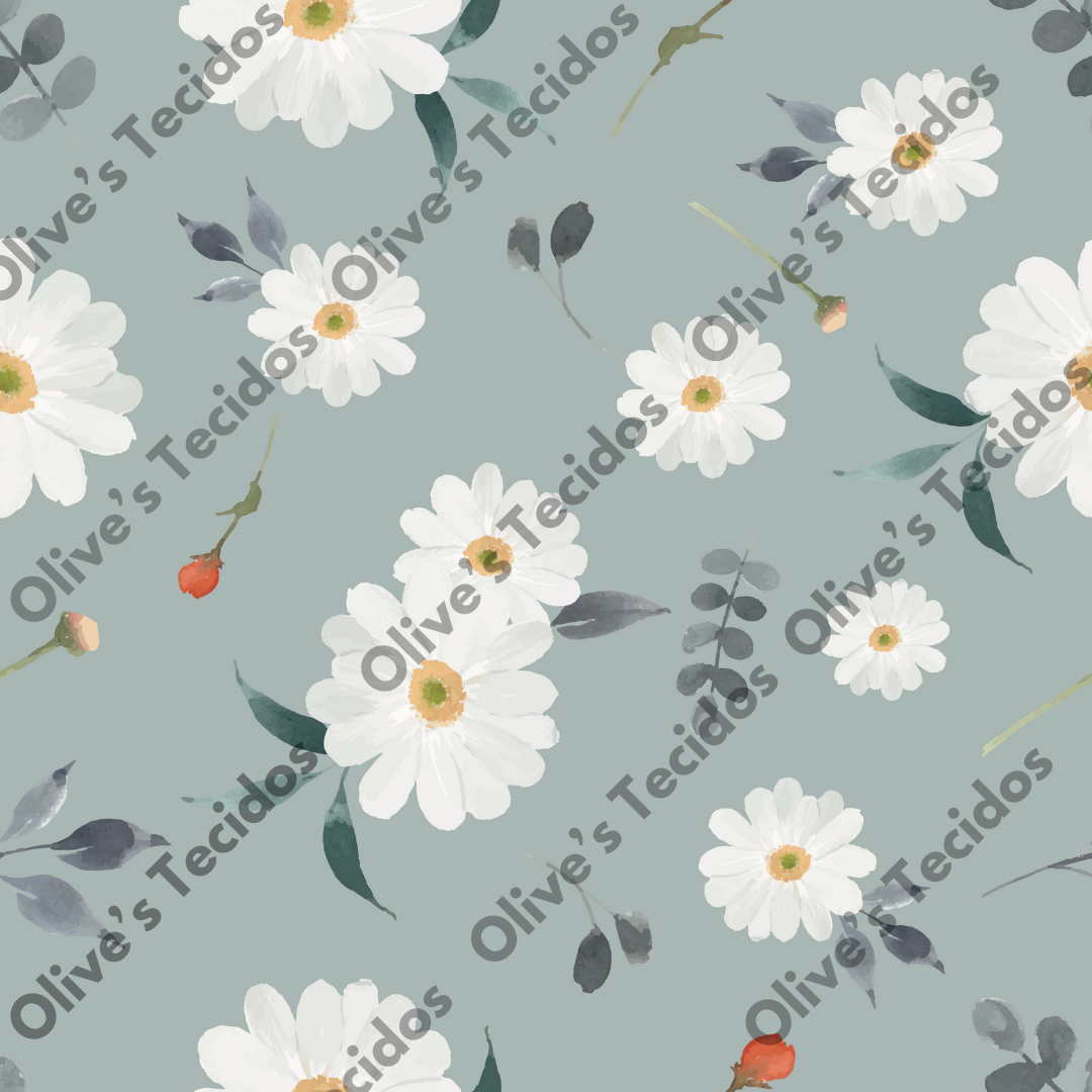 OT085 - padrão flores