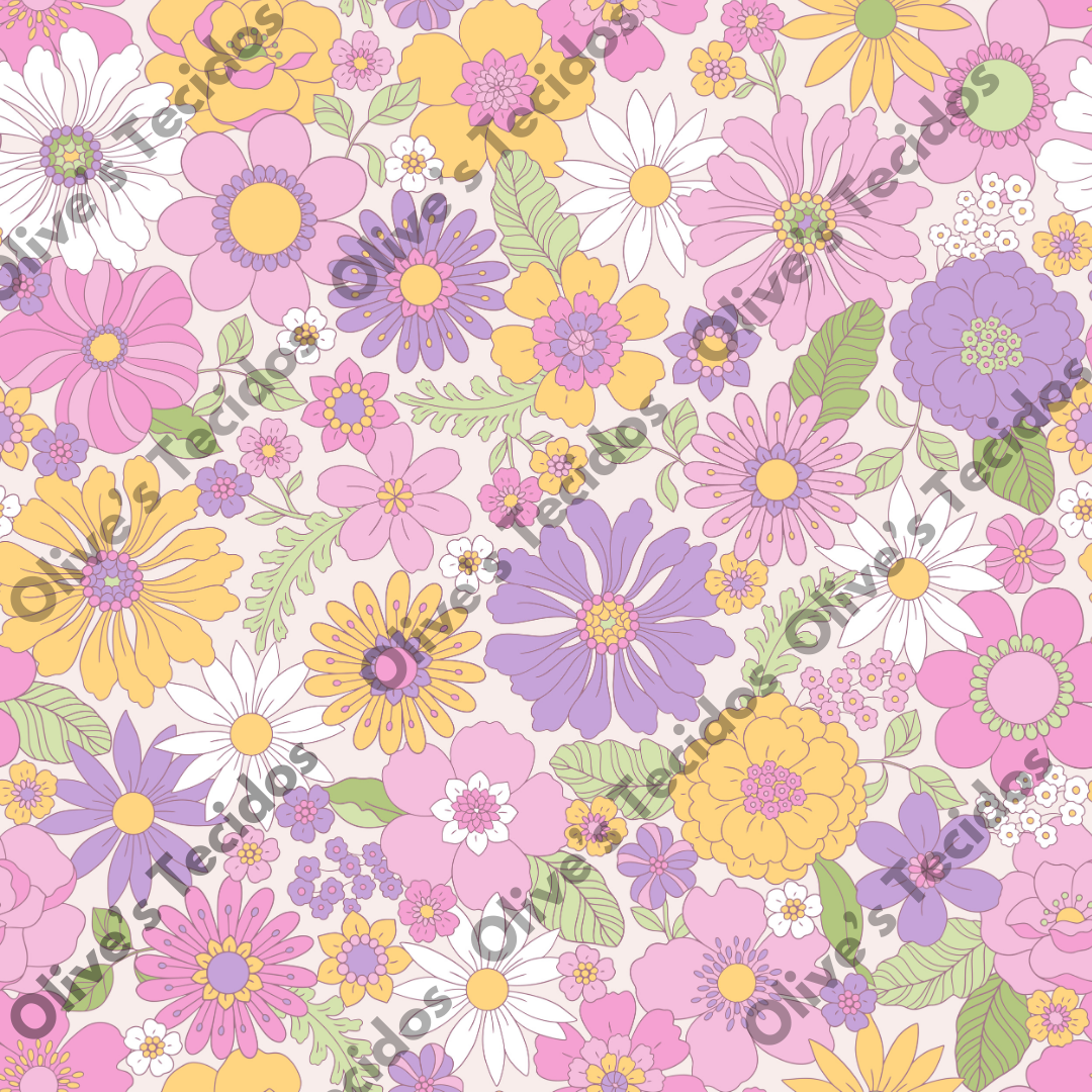 Watermelons pattern with green background