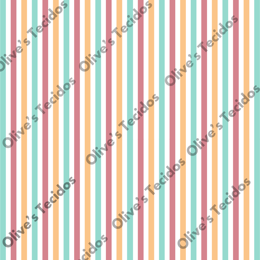 Watermelons pattern with green background