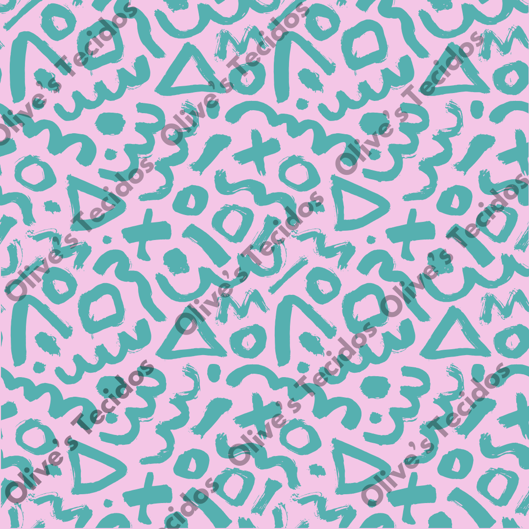 Patrón de sandías con fondo verde