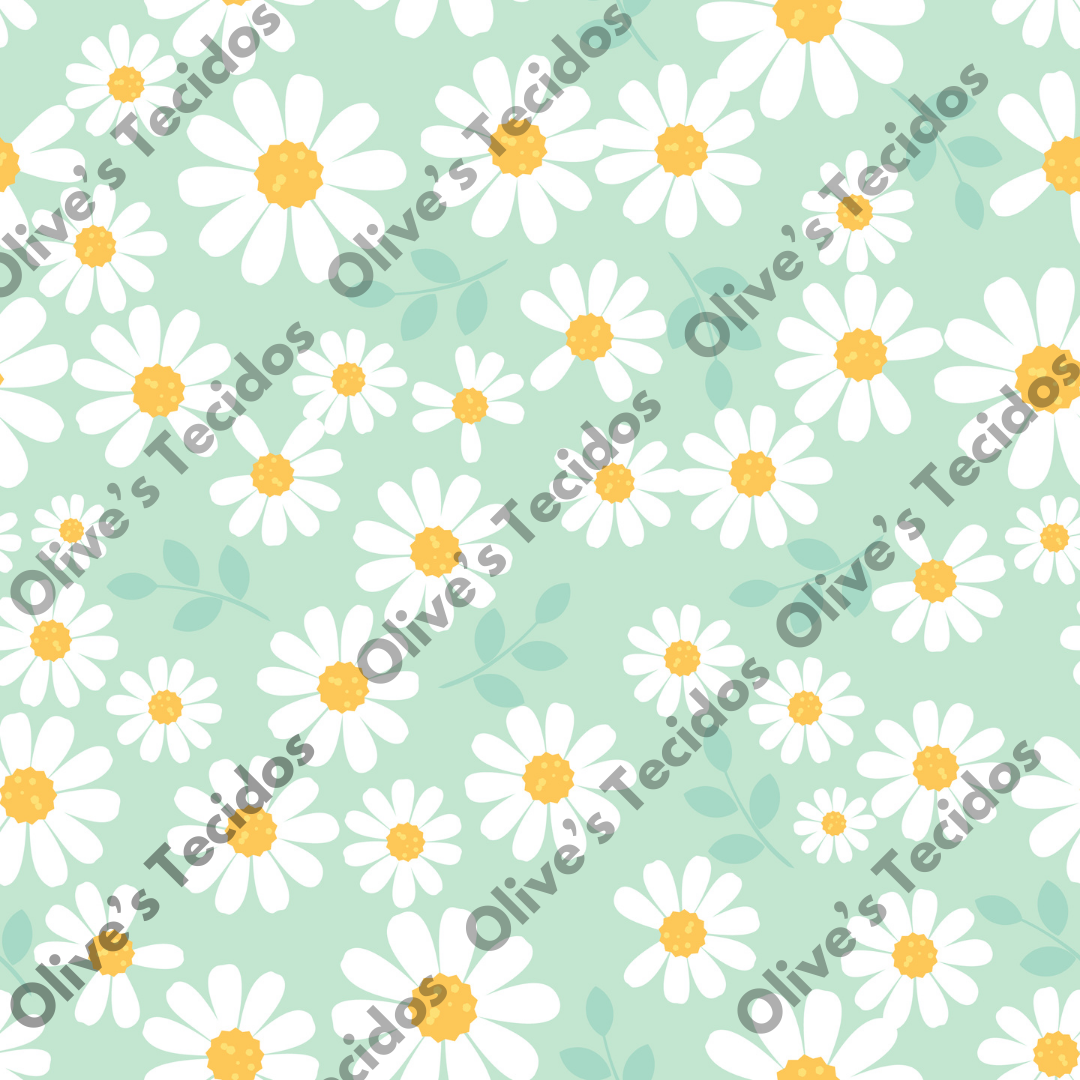 Patrón de sandías con fondo verde