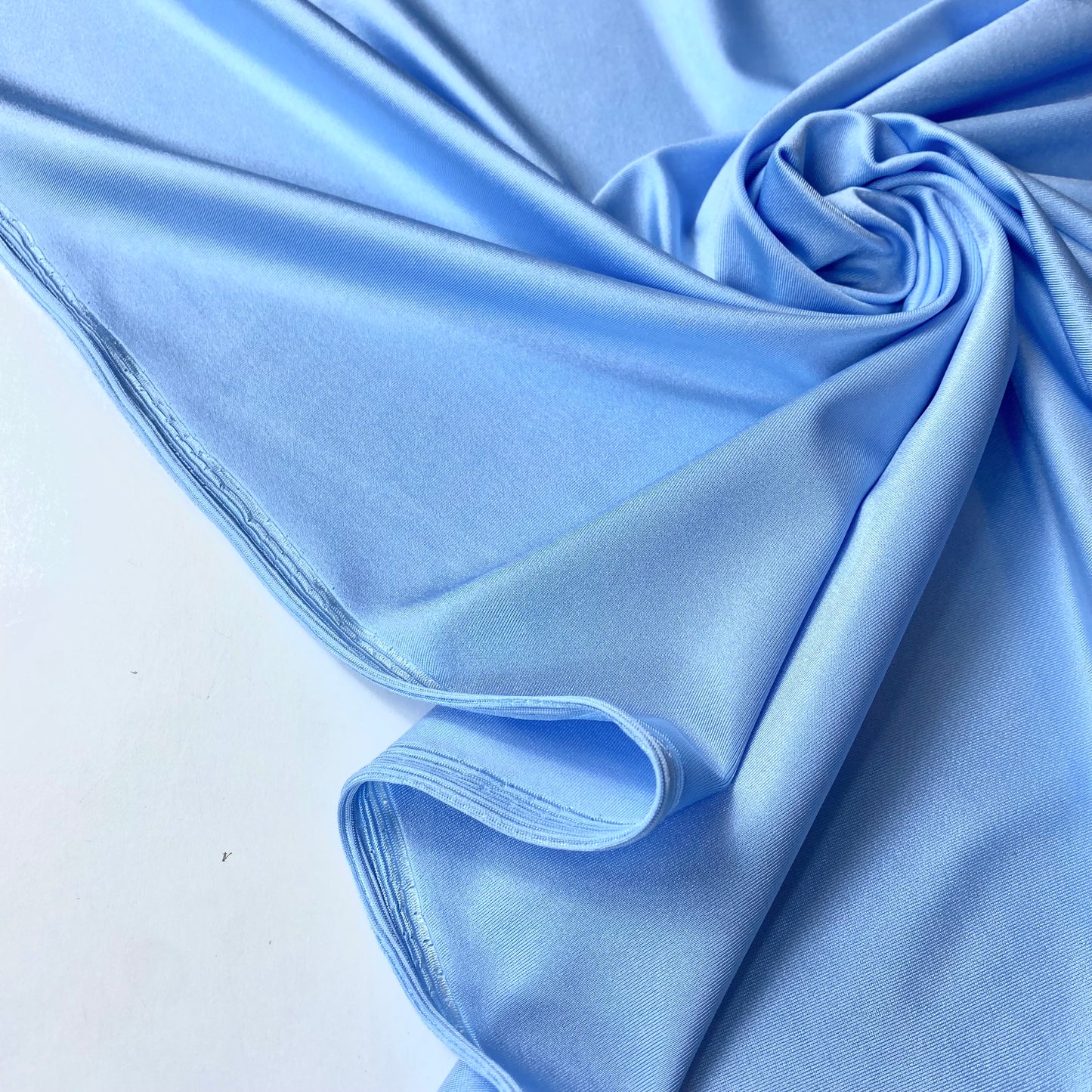 Lycra Com Brilho Azul Bebé Ideal Para Bikinis