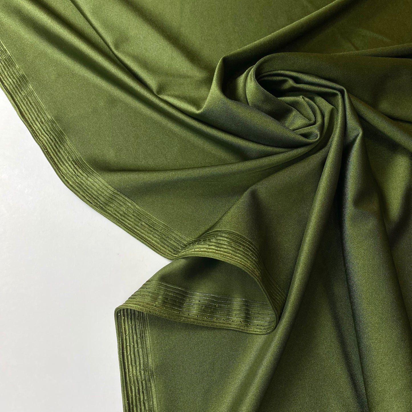 Lycra Com Brilho Verde Azeitona Ideal Para Bikinis