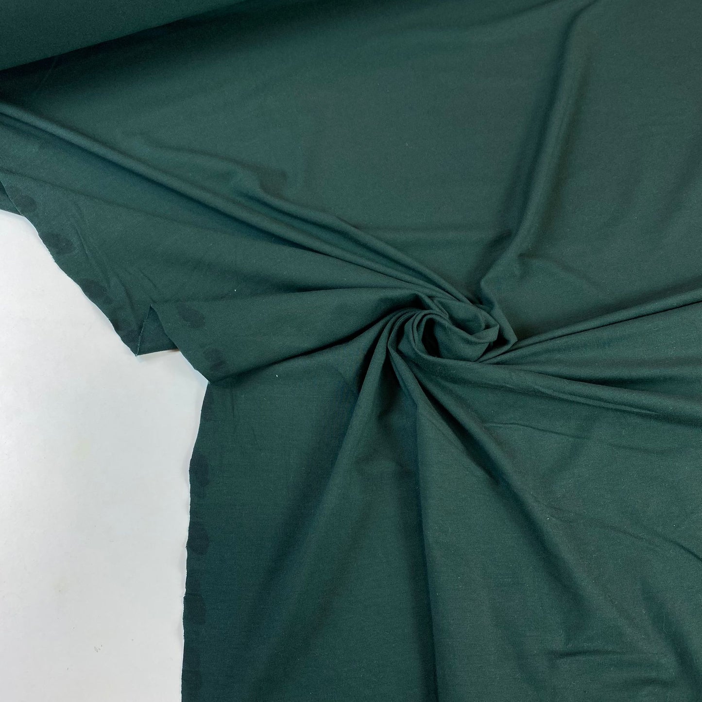 Jersey com elastano verde escuro