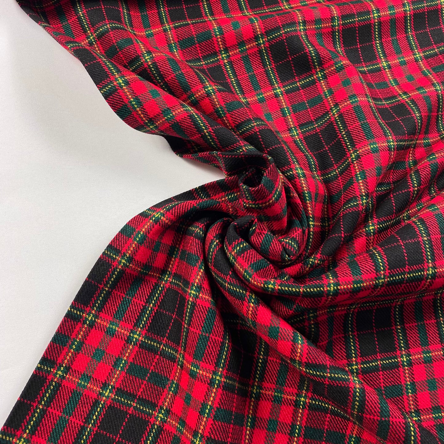 Tartan xadrez vermelho e preto