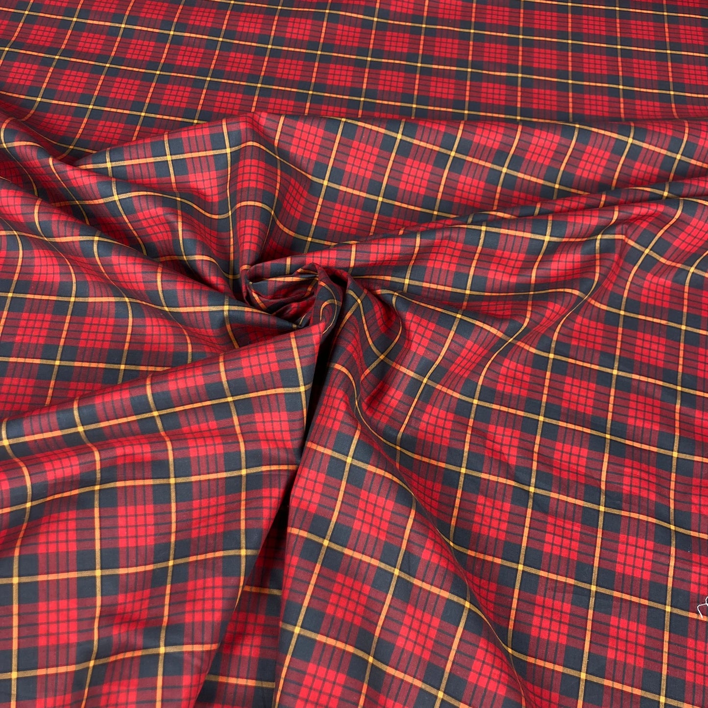 Poplin - red check