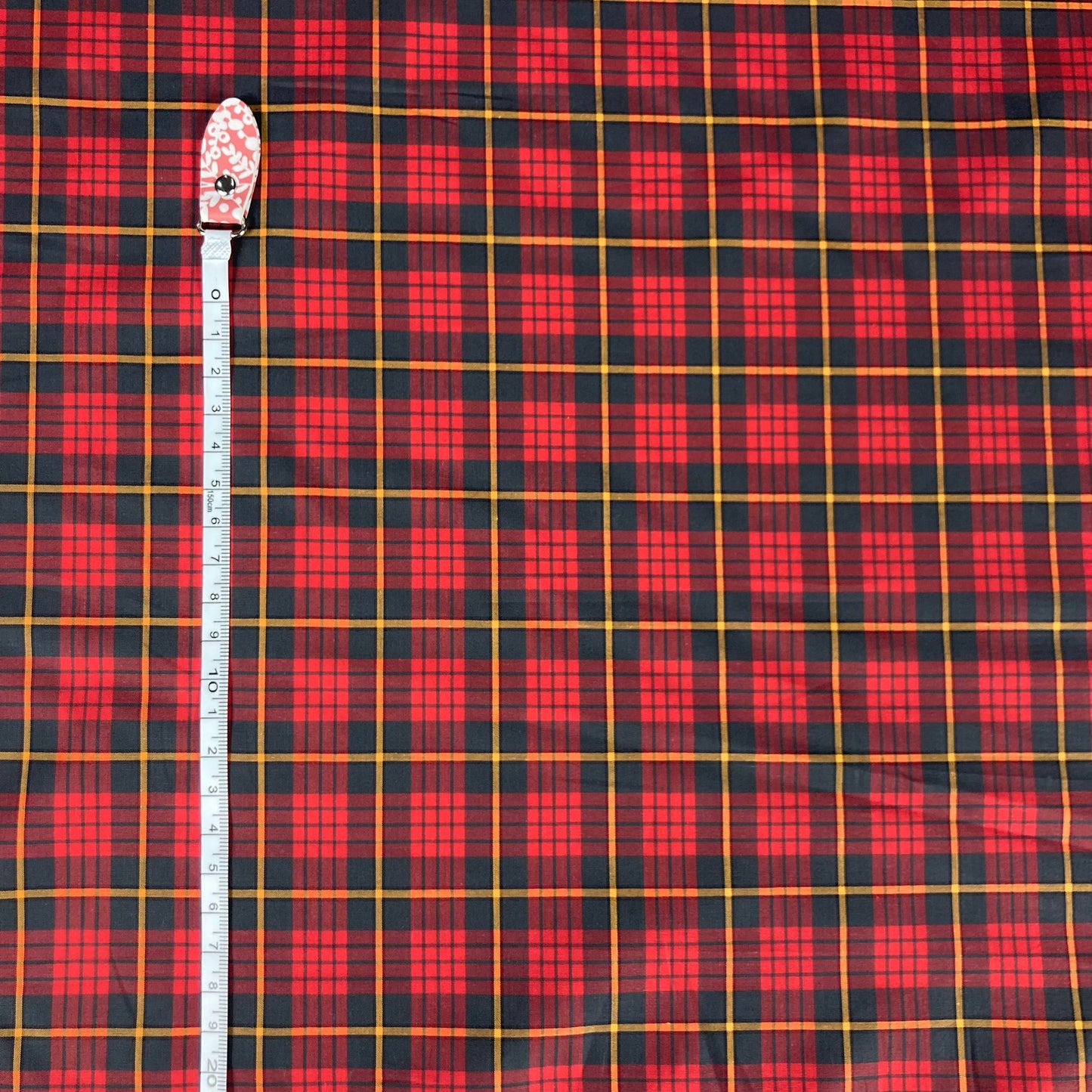 Poplin - red check