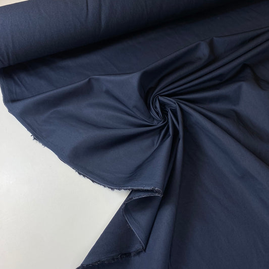 Sarga de satén azul marino