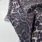 Seda con estampado de leopardo