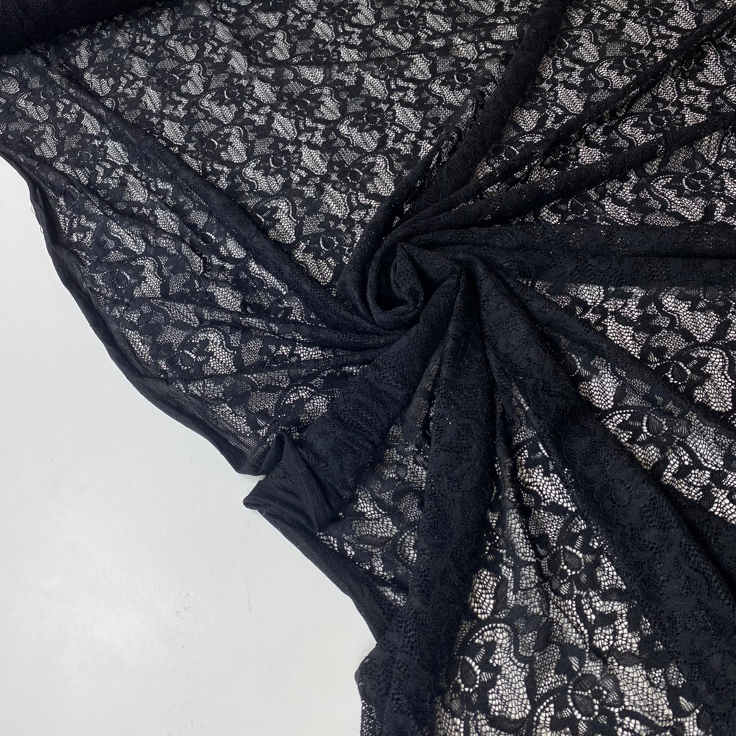 Renda pretas com flores