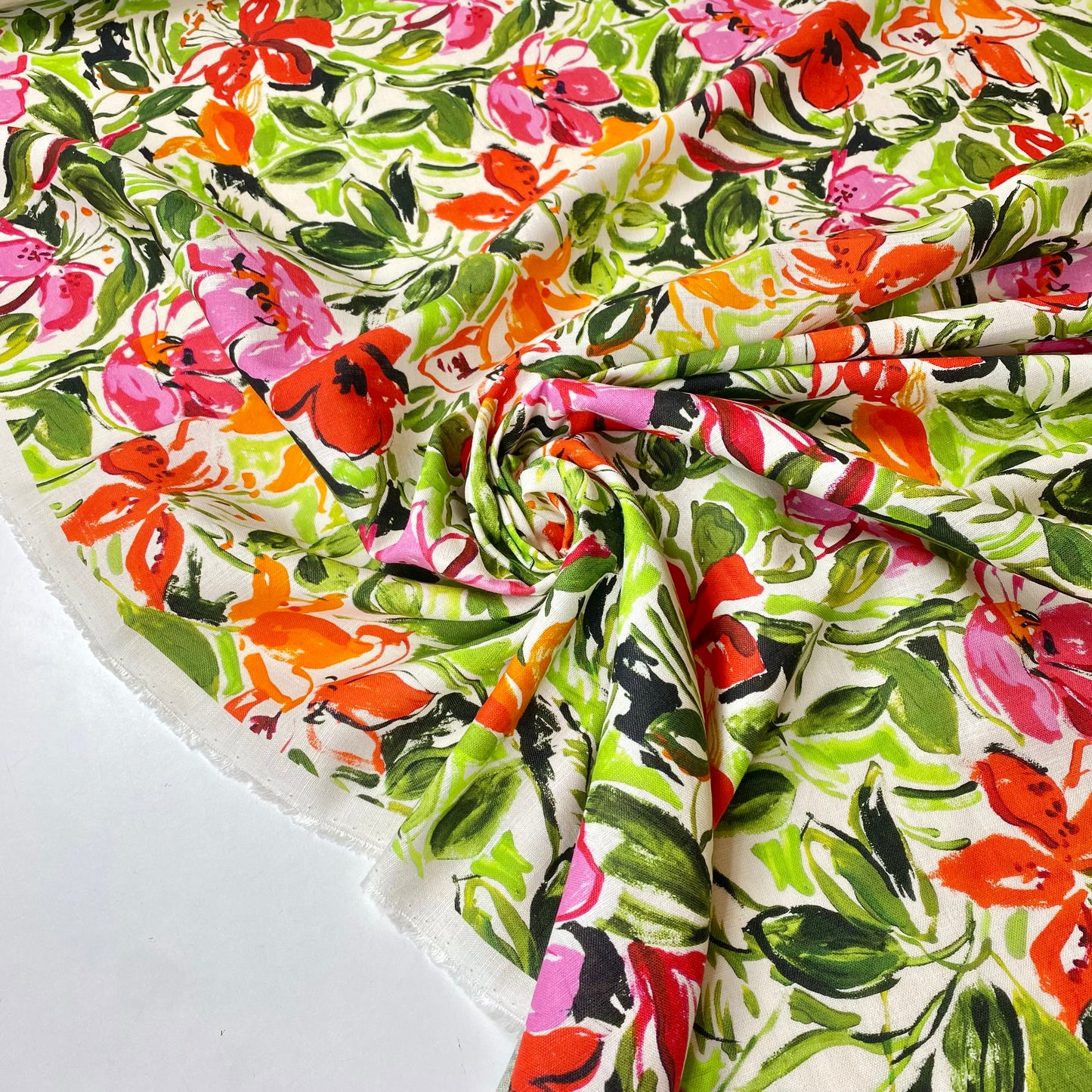 Linho florido tropical