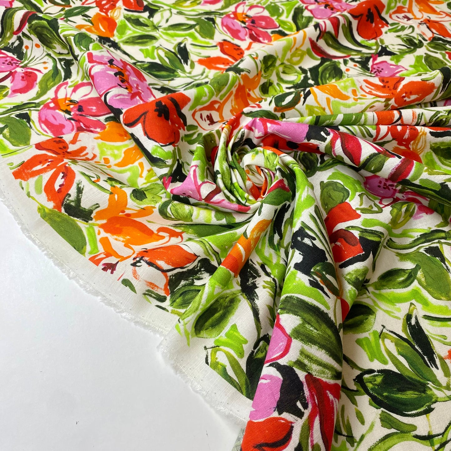 Linho florido tropical