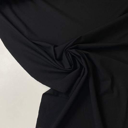 Malha Interlock Preta Hugo Boss
