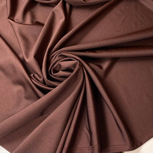 Lycra Com Brilho Castanho Chocolate