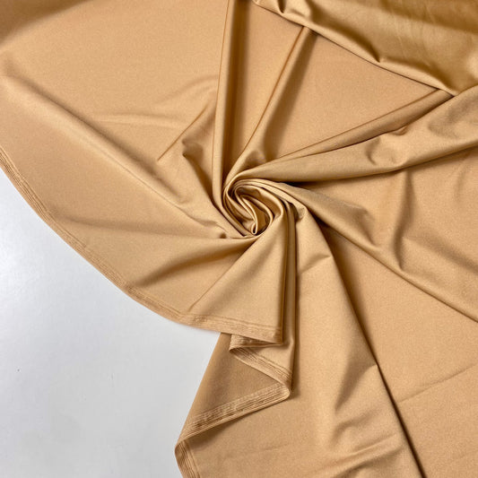 Lycra Com Brilho Dourada