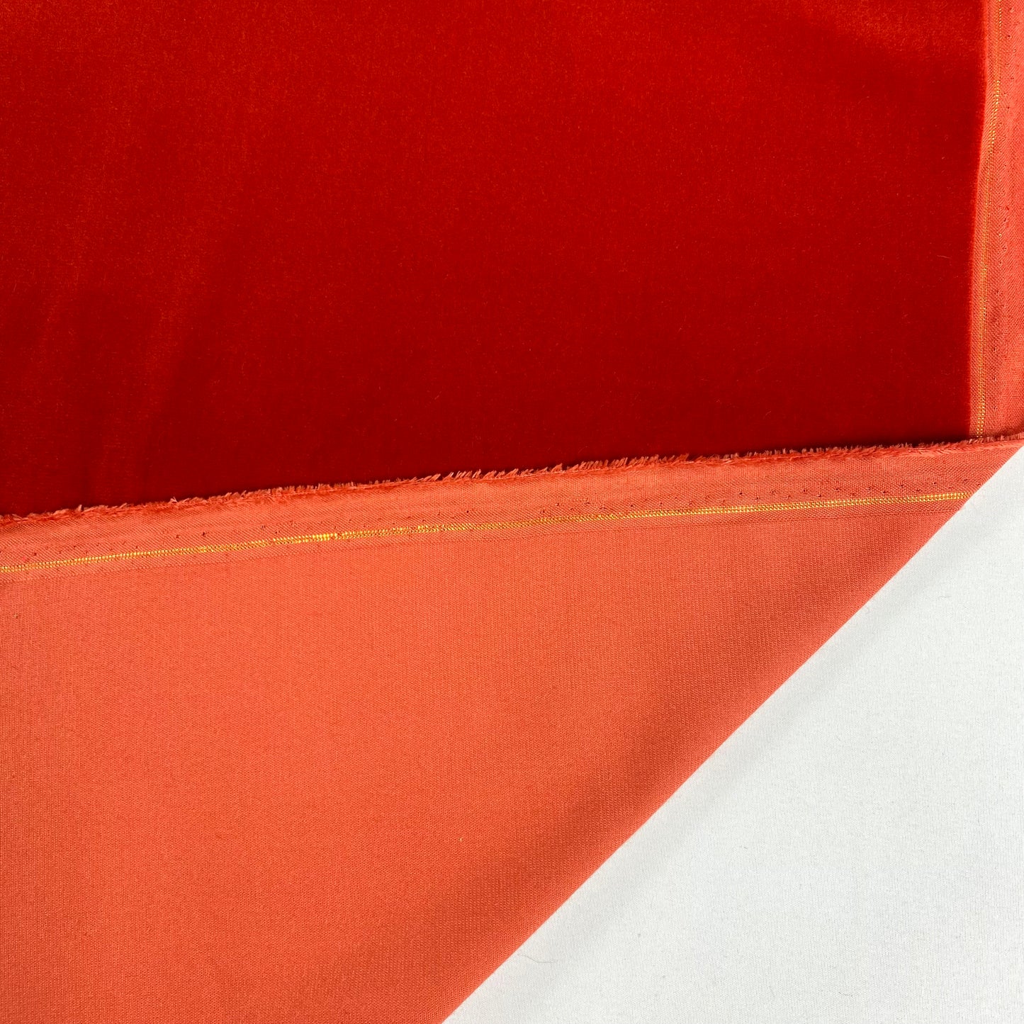 Terciopelo naranja 100% algodón