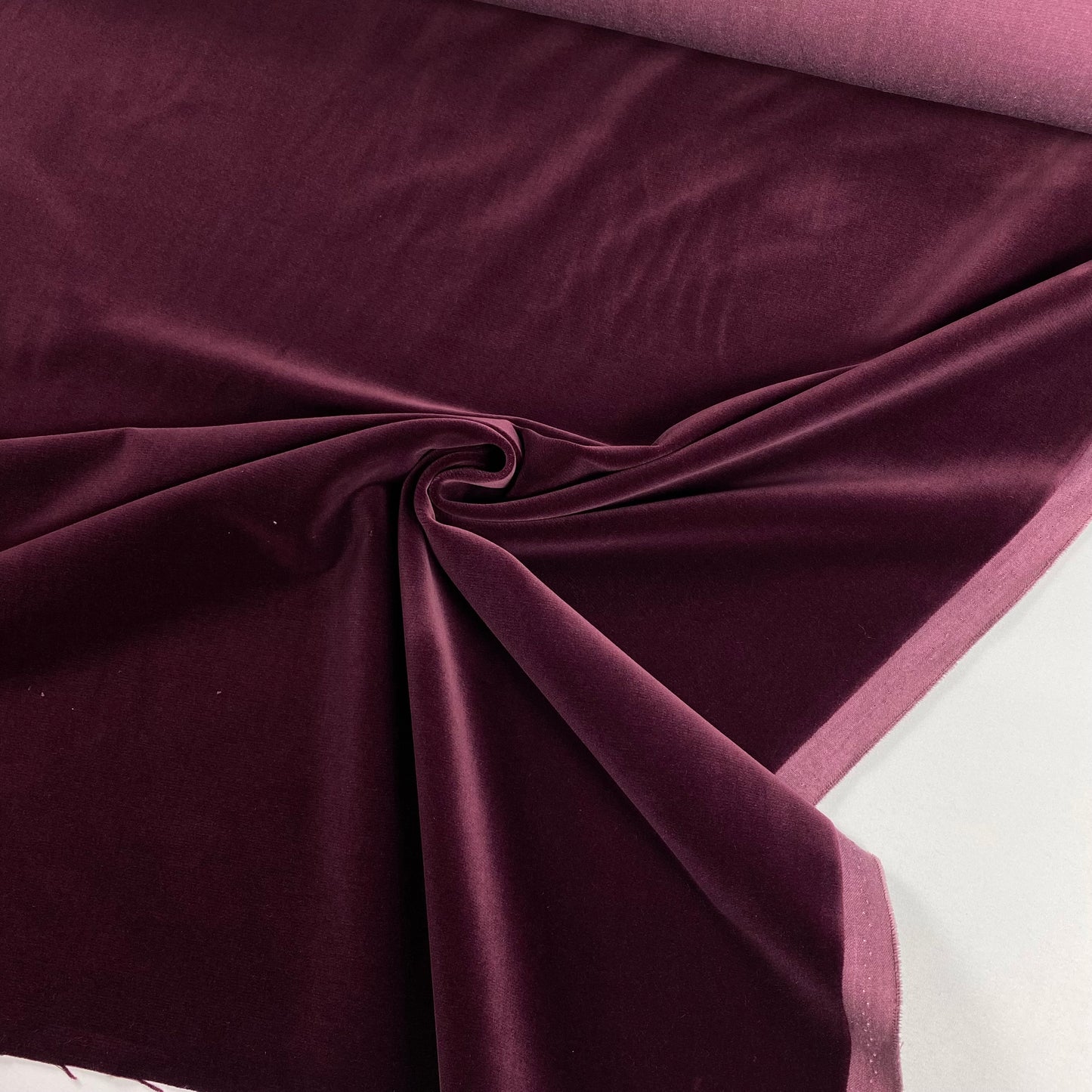 terciopelo rosa oscuro 100% algodón