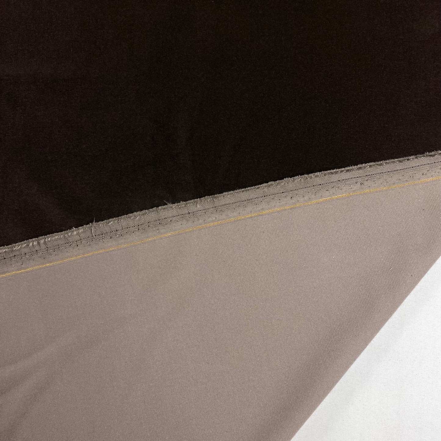 terciopelo gris oscuro 100% algodón