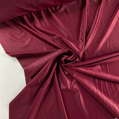 Lycra com brilho bordeaux