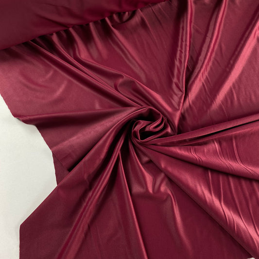 Lycra com brilho bordeaux
