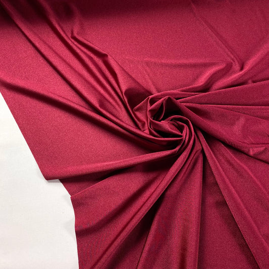 Lycra com brilho vermelho sangue