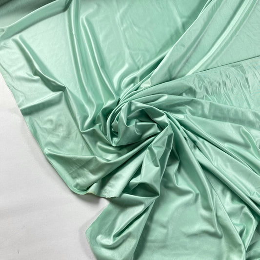 Lycra com brilho verde menta