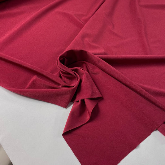 Lycra vermelho sangue com ligeira textura