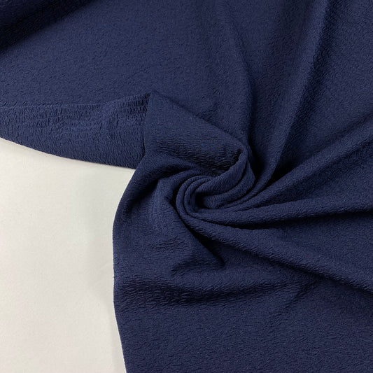 Lycra textura azul marinho