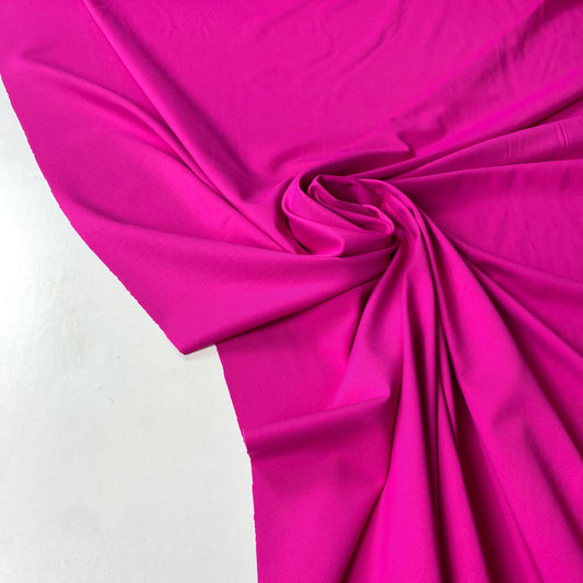 Jersey Lycra rosa fucsia mate Lomellina
