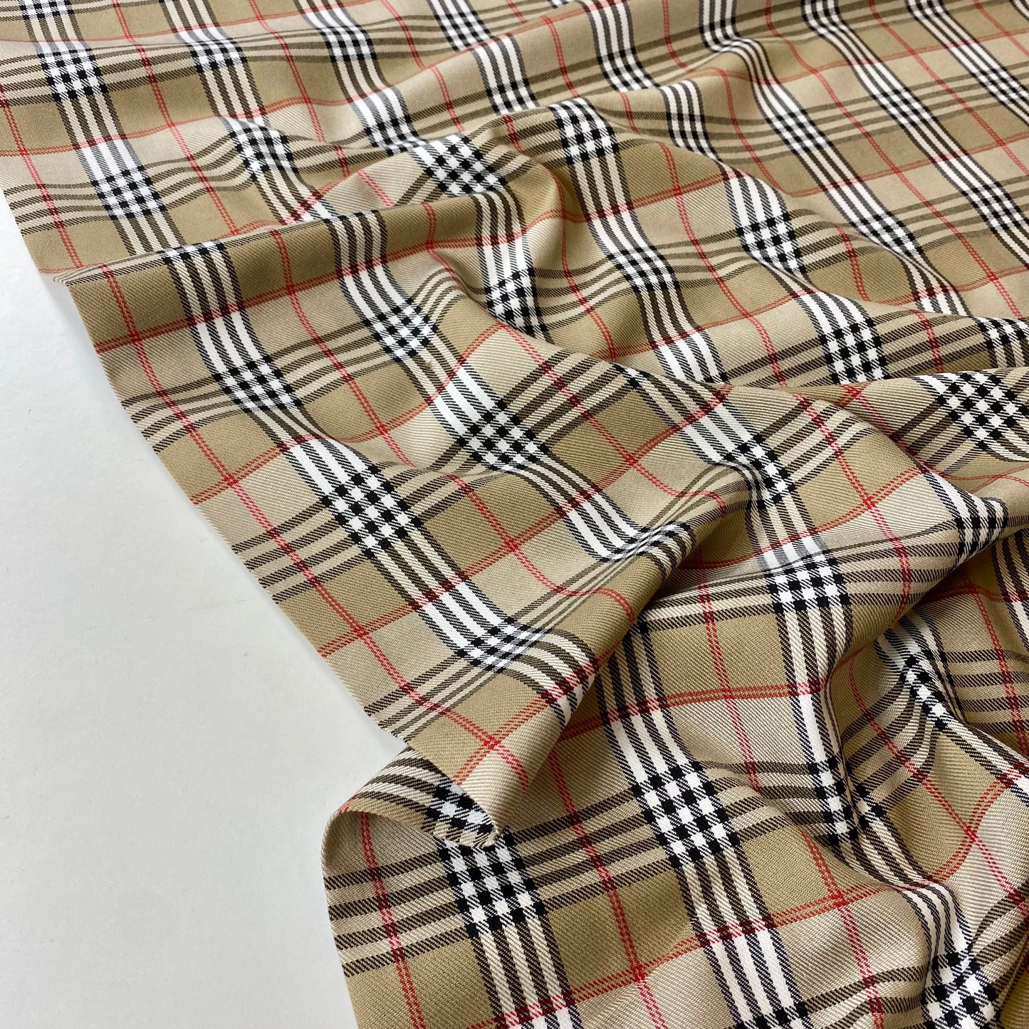 tartán escocés al estilo Burberry