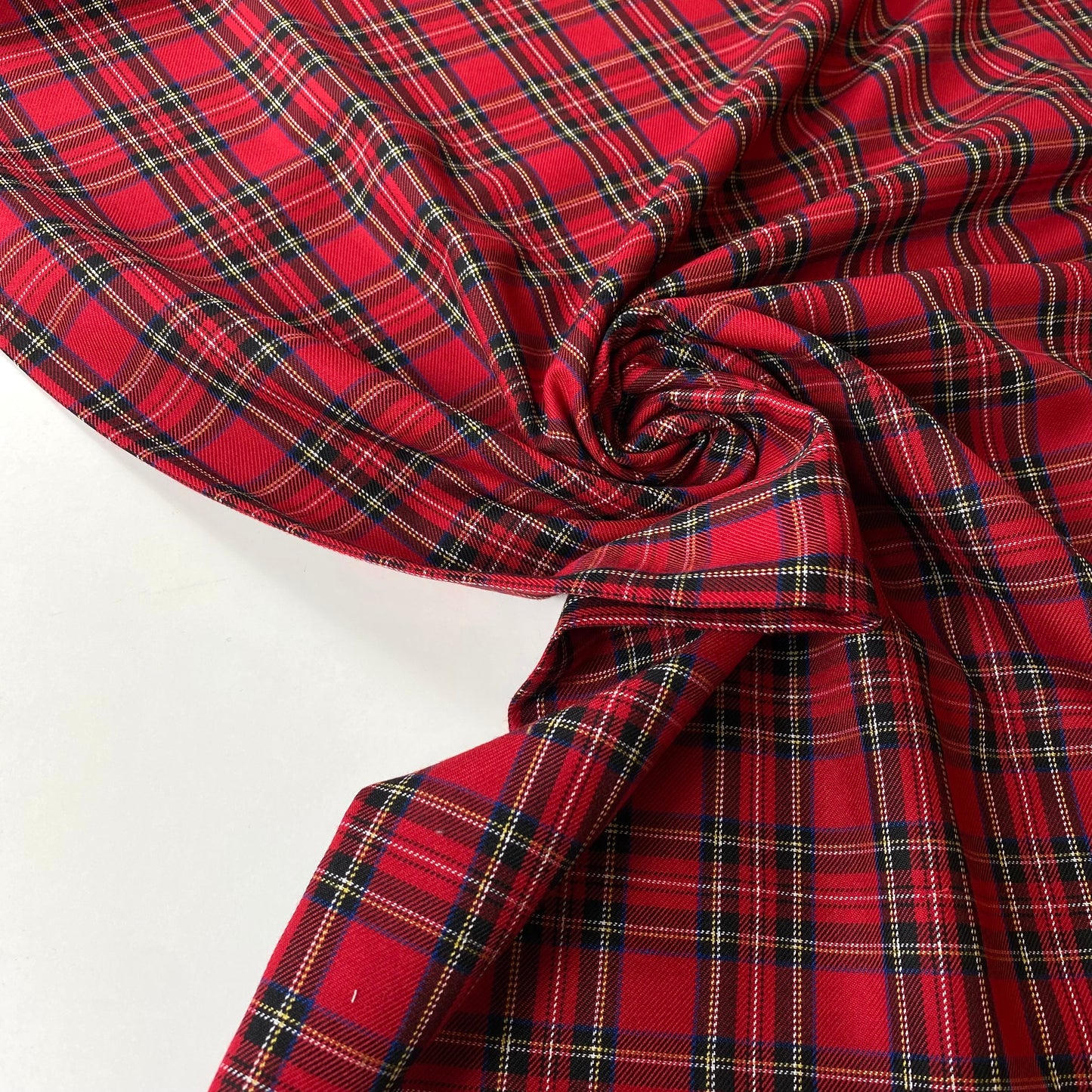 pequeño cuadrado rojo tartán escocés