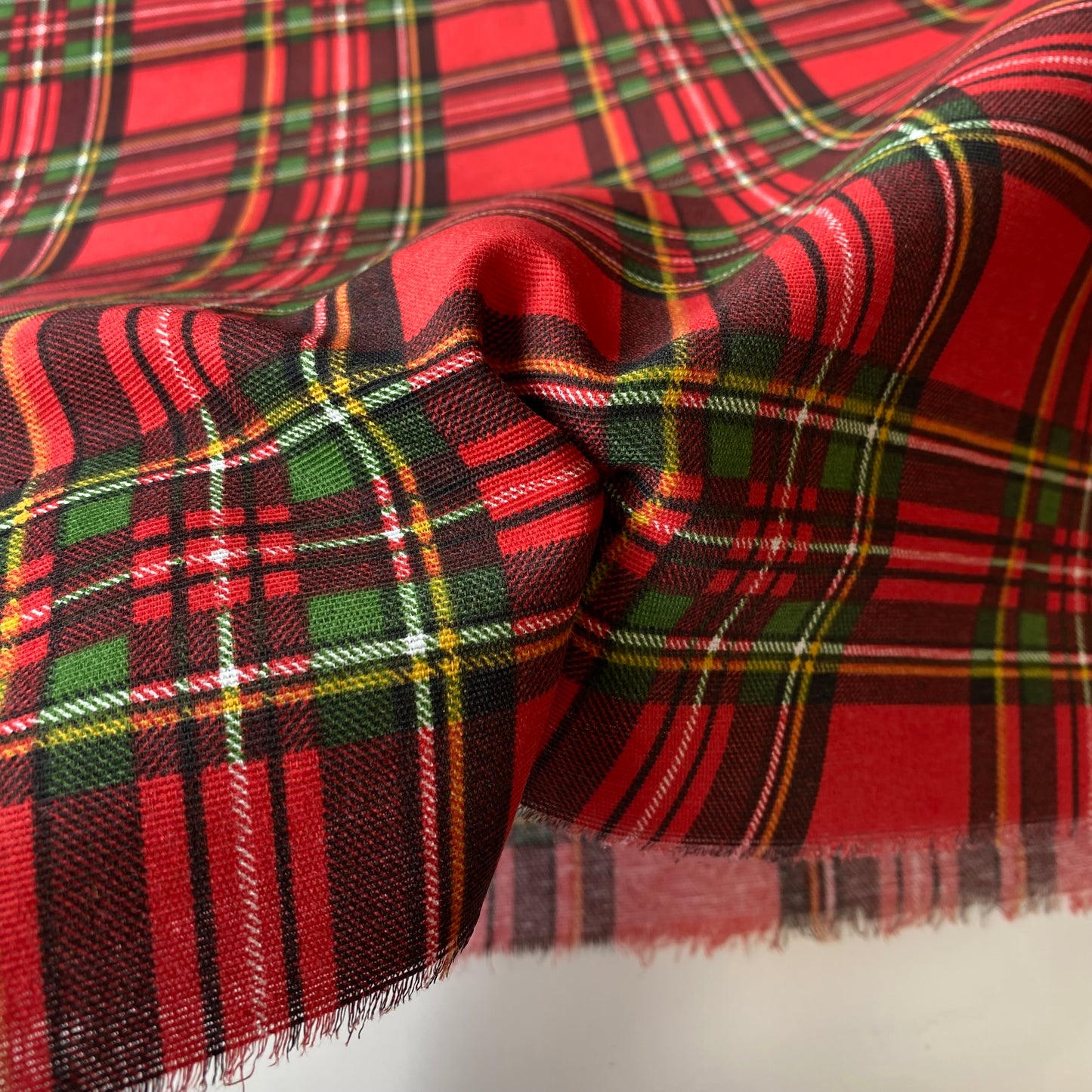 Cinta con estampado de tartán