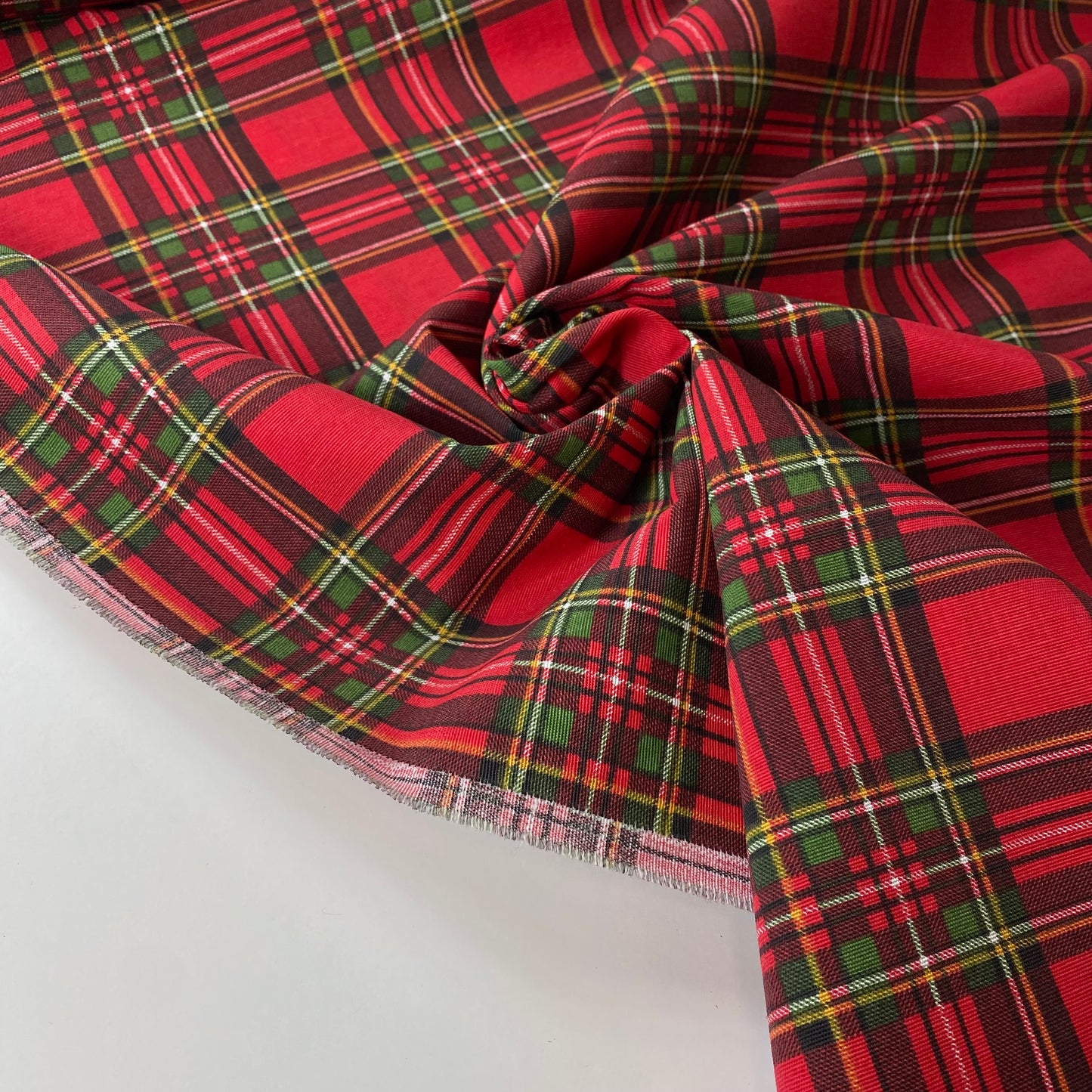 Cinta con estampado de tartán