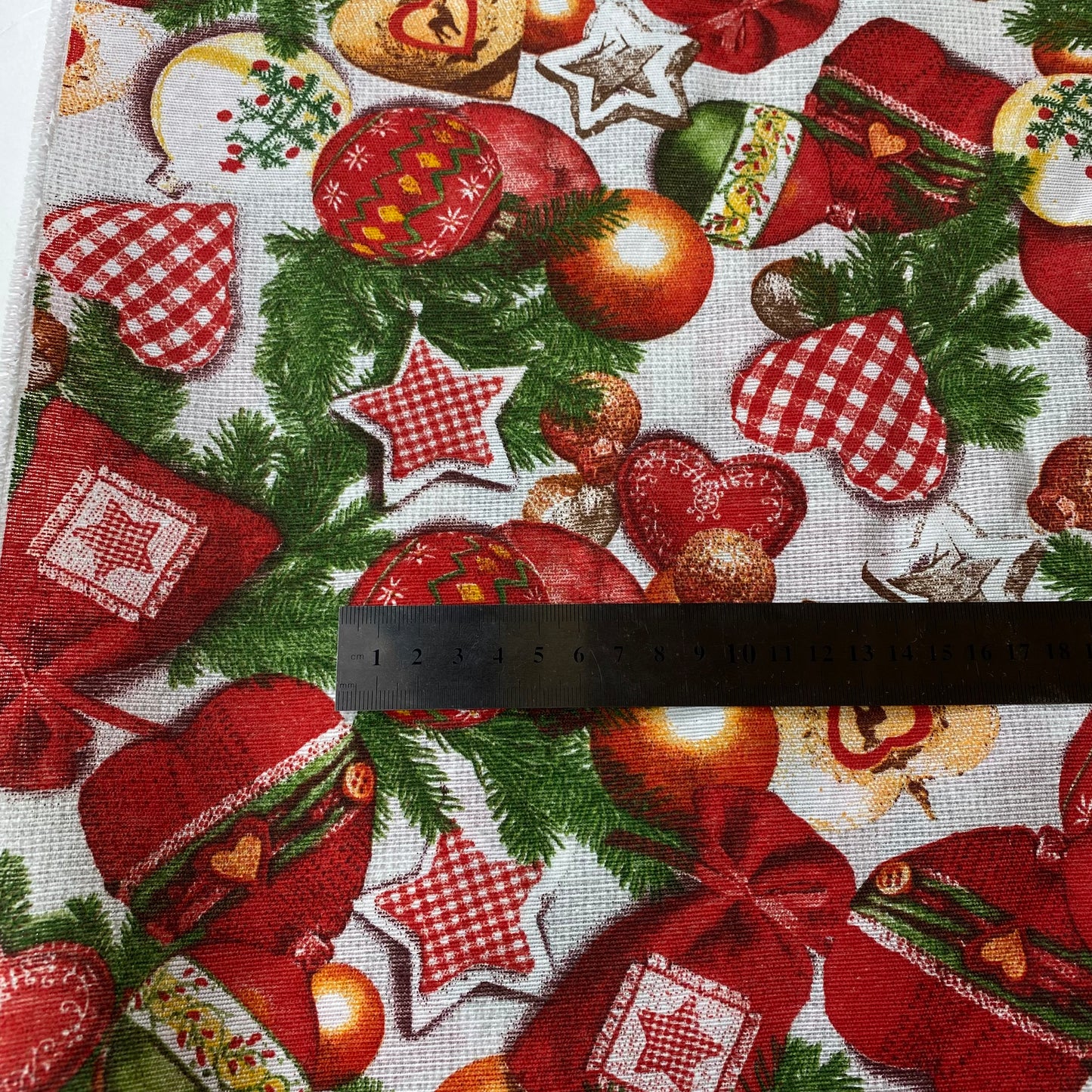 cinta con estampado navideño