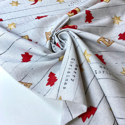 cinta con estampado navideño