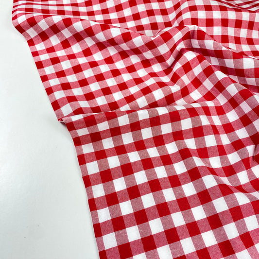 Cinta Vichy roja y blanca