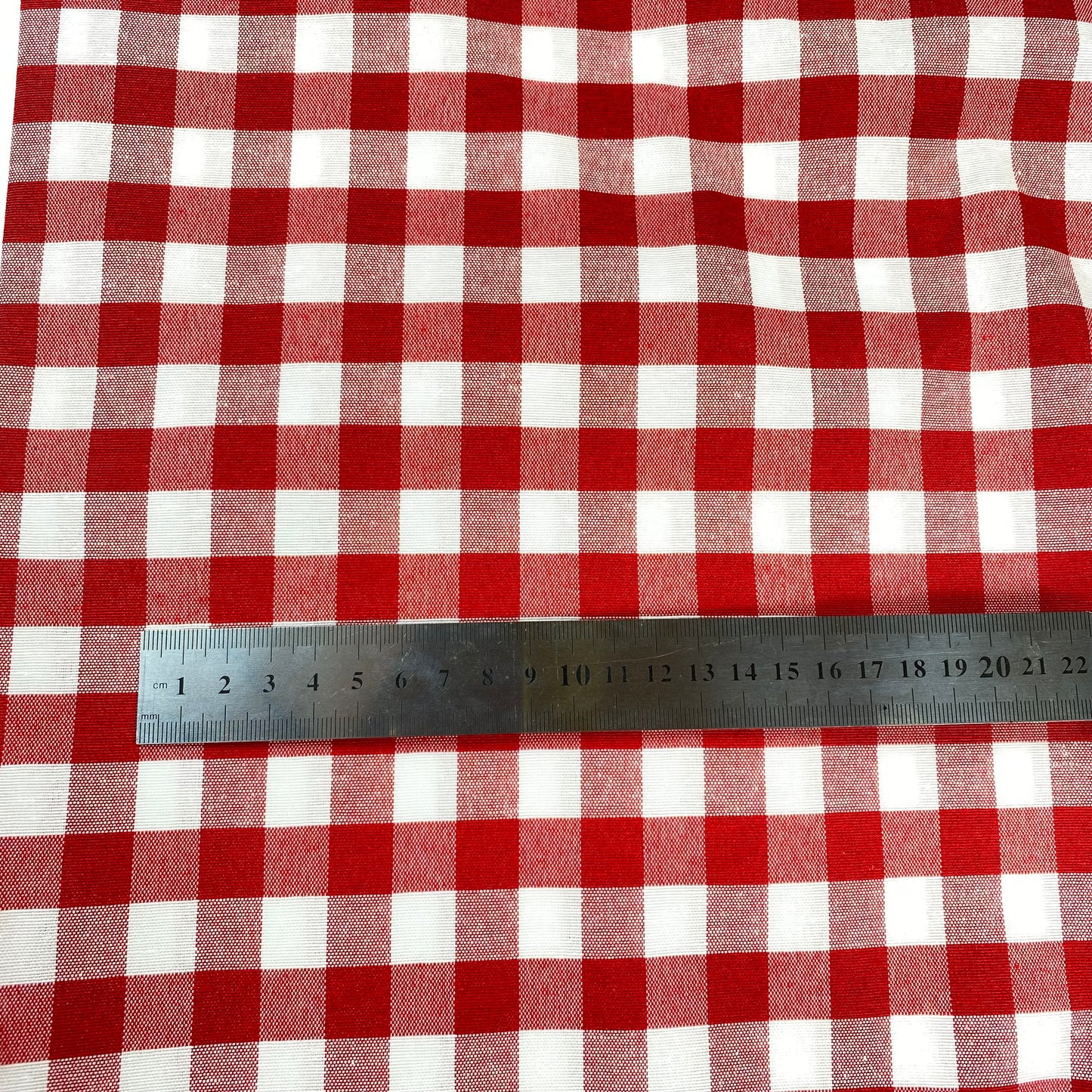 Cinta Vichy roja y blanca