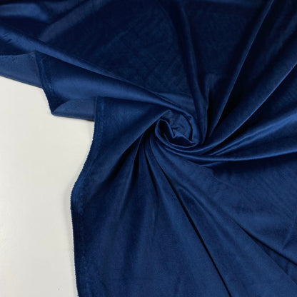 terciopelo azul marino 100% poliéster